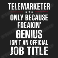 Gift For Freakin' Genius Telemarketer Ladies Polo Shirt | Artistshot