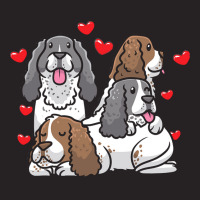 English Springer Spaniel T  Shirt English Springer Spaniel Dog Heart M Vintage Cap | Artistshot