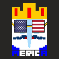 Merica. Ice King 2 Ladies Fitted T-shirt | Artistshot