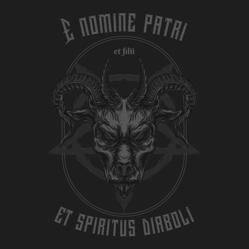 E Nomine Patri Et Filii Et Spiritus Diaboli   Demonic Metal Design Classic T-shirt by cm-arts | Artistshot