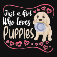 Dog Puppie Just A Girl Who Loves Puppies Skinny Tumbler | Artistshot