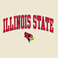 Illinois State Redbirds Arch Over Black Officially Licensed Sweatshirt Cropped Hoodie | Artistshot