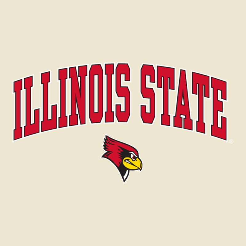 Illinois State Redbirds Arch Over Black Officially Licensed Sweatshirt Cropped Hoodie by cm-arts | Artistshot