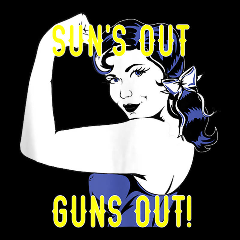 Sun's Out Guns Out With Rosie Tank Top Adjustable Cap by cm-arts | Artistshot