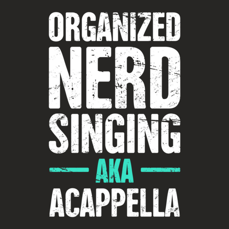 Organized Nerd Singing – aka Acappella Ladies Fitted T-Shirt by DonnieCarlson | Artistshot