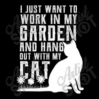 Just Want To Work In My Garden And Hang Out With Cat Maternity Scoop Neck T-shirt | Artistshot