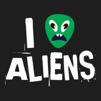 I Love Aliens Heart Face Alien Classic T-shirt | Artistshot