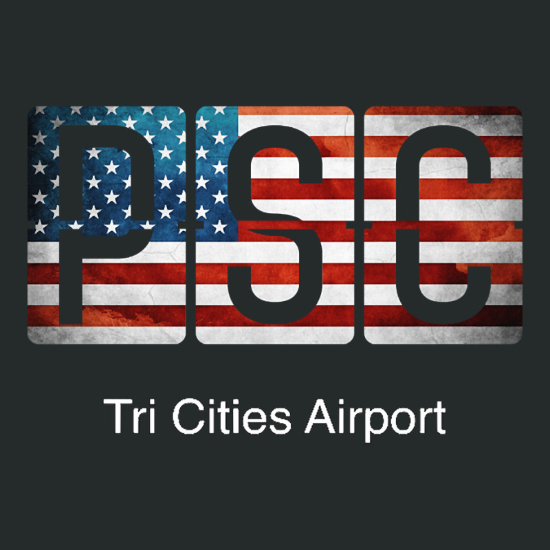 Psc Tri Cities Airport Women's Triblend Scoop T-shirt by fenderbendable | Artistshot