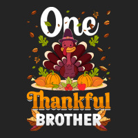 Thanksgiving Turkey Thanksgiving Day November 24 One Thankful Brother 3/4 Sleeve Shirt | Artistshot