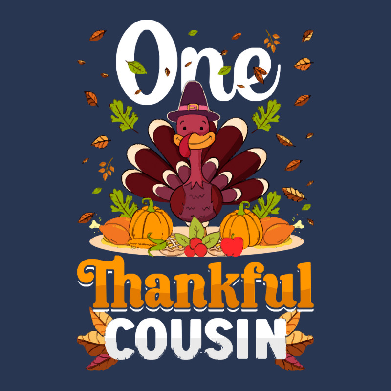 Thanksgiving Turkey Thanksgiving Day November 24 One Thankful Cousin Men Denim Jacket | Artistshot