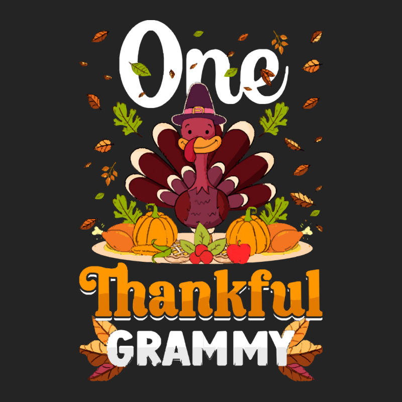 Thanksgiving Turkey Thanksgiving Day November 24 One Thankful Grammy 3/4 Sleeve Shirt | Artistshot