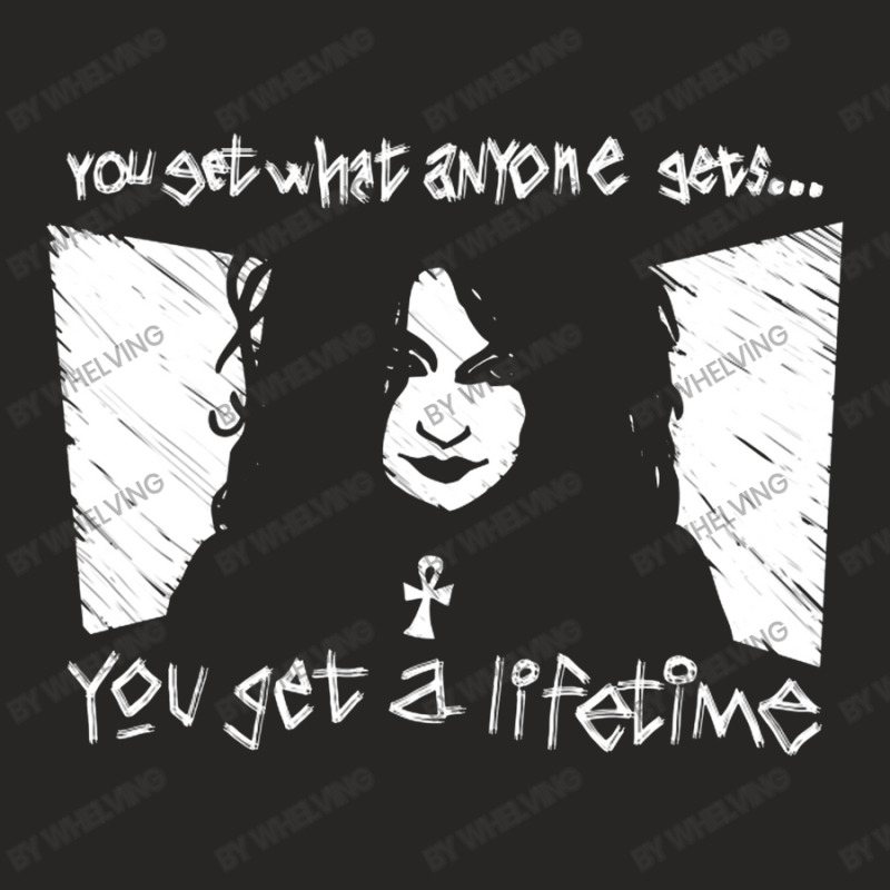 Horor You Get A Lifetime Death Sandman Ladies Fitted T-Shirt by Whelving | Artistshot