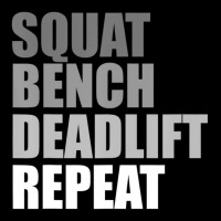 Squat Bench Deadlift Repeat Powerlifting Weightlifting Quote Toddler Sweatshirt | Artistshot