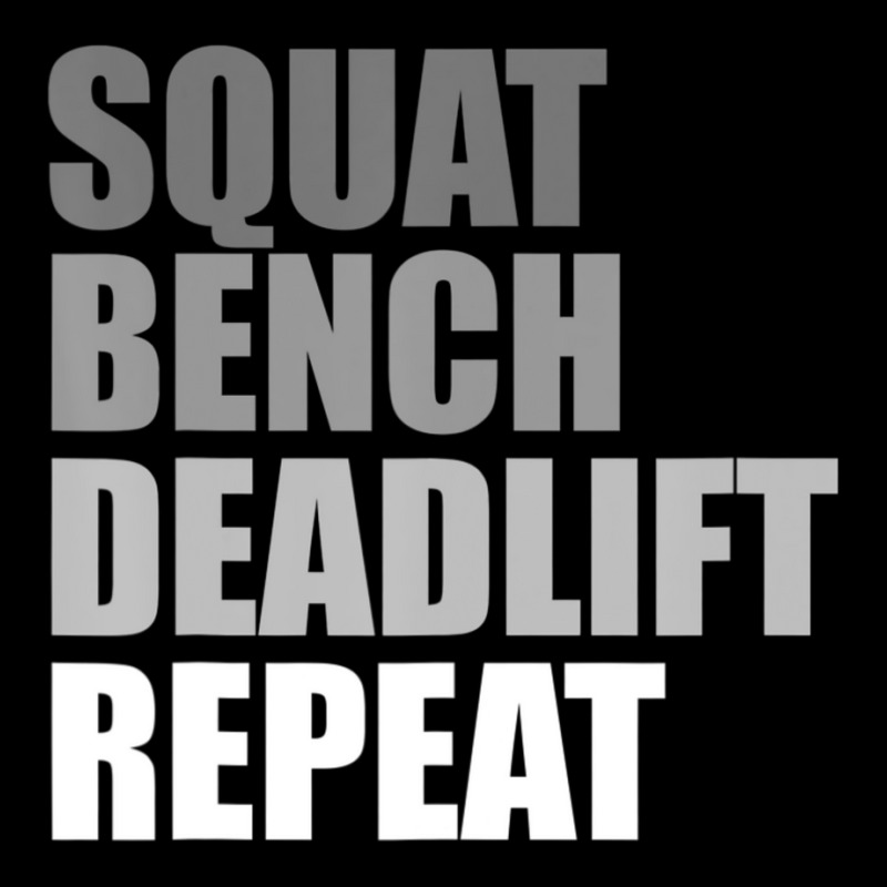 Squat Bench Deadlift Repeat Powerlifting Weightlifting Quote Youth Jogger by cm-arts | Artistshot