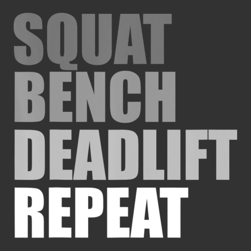 Squat Bench Deadlift Repeat Powerlifting Weightlifting Quote Baby Bodysuit by cm-arts | Artistshot