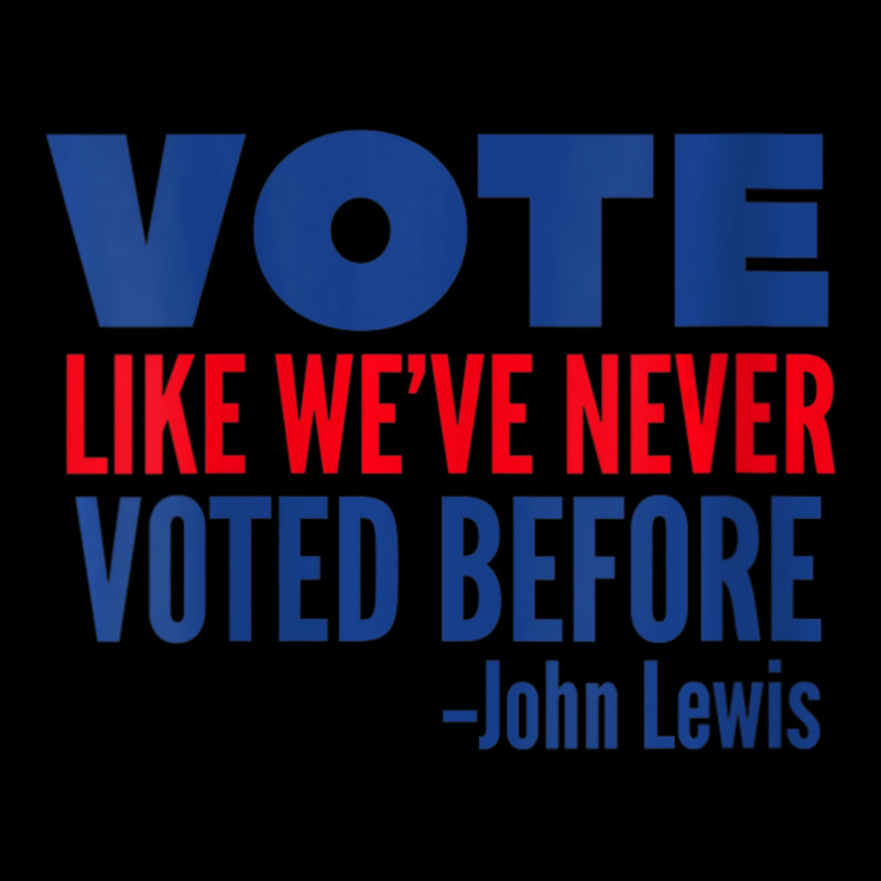 Womens Vote John Lewis Quote Like Never Voted Before V-neck Cropped Hoodie by cm-arts | Artistshot