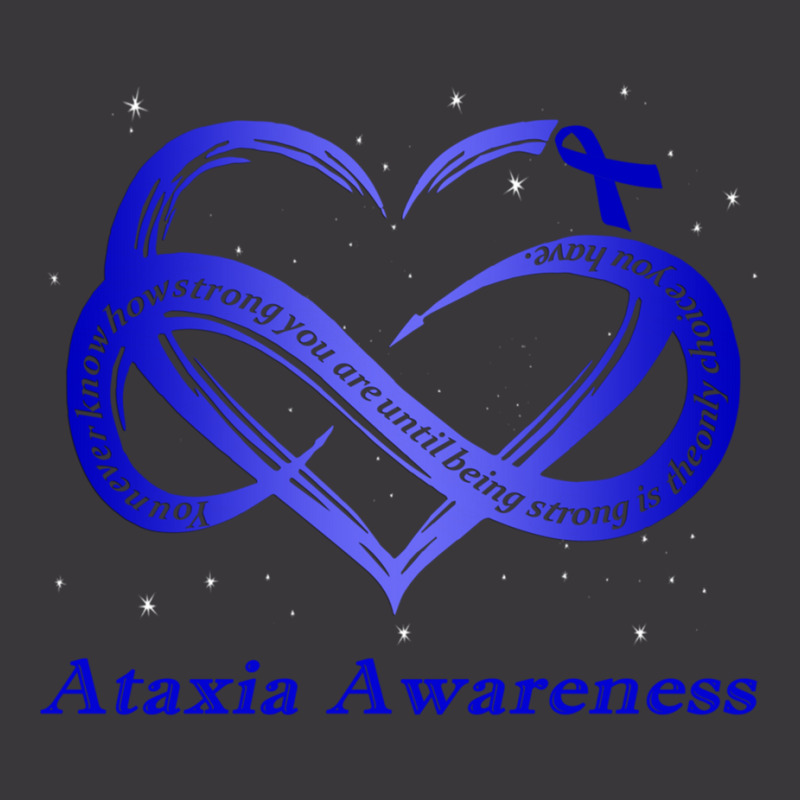 I Wear Blue For Ataxia Awareness Warrior Pullover Hoodie Ladies Curvy T-Shirt by cm-arts | Artistshot