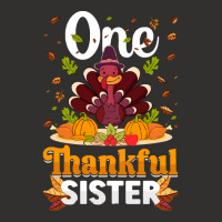 Thanksgiving Turkey Thanksgiving Day November 24 One Thankful Sister Champion Hoodie | Artistshot