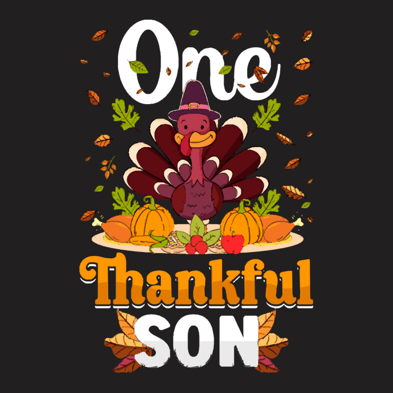 Thanksgiving Turkey Thanksgiving Day November 24 One Thankful Son T-shirt | Artistshot