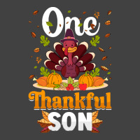 Thanksgiving Turkey Thanksgiving Day November 24 One Thankful Son Vintage T-shirt | Artistshot