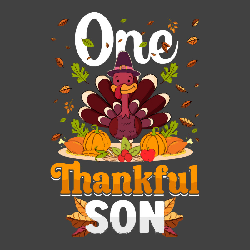 Thanksgiving Turkey Thanksgiving Day November 24 One Thankful Son Vintage T-shirt | Artistshot