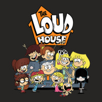 Kids The Loud House Loud Siblings On Couch Ladies Fitted T-shirt | Artistshot