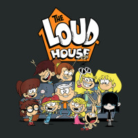 Kids The Loud House Loud Siblings On Couch Women's Triblend Scoop T-shirt | Artistshot