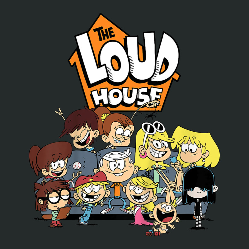 Kids The Loud House Loud Siblings On Couch Women's Triblend Scoop T-shirt by BuenaFukui | Artistshot