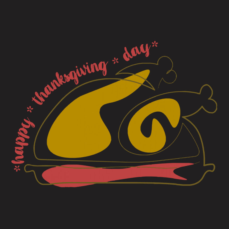 Thanksgiving Turkey Thanksgiving Turkey Lettering Happy Thanksgiving D T-shirt | Artistshot