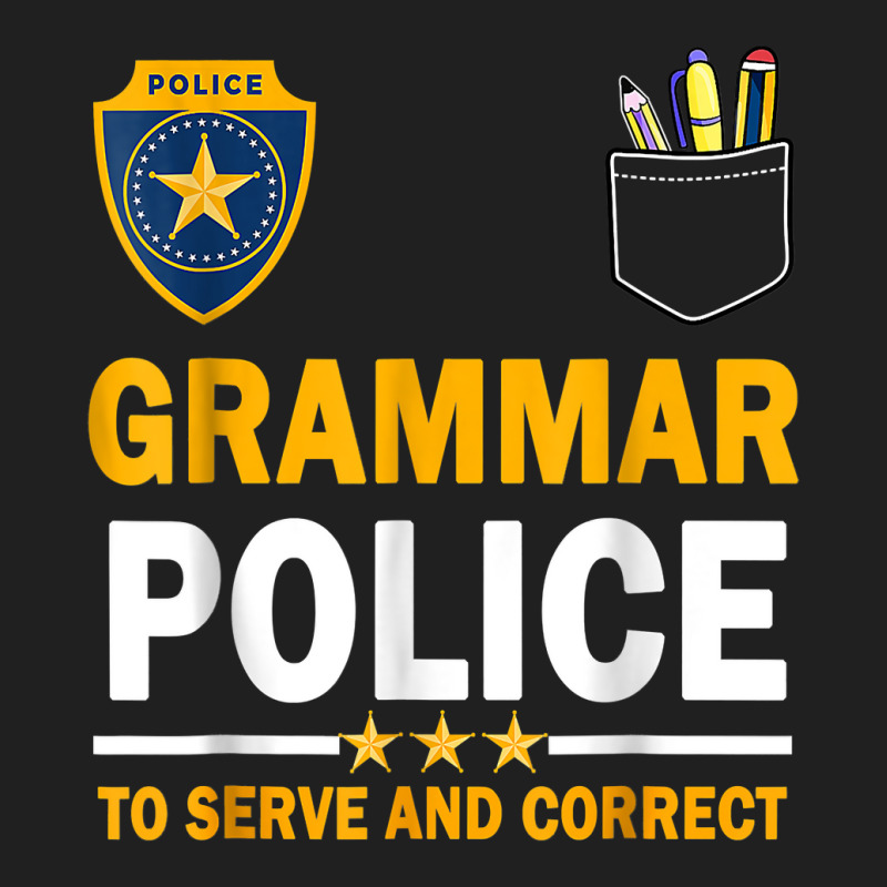 Funny English Teacher Grammar Police T Shirt Ladies Polo Shirt by tehatinapu1 | Artistshot