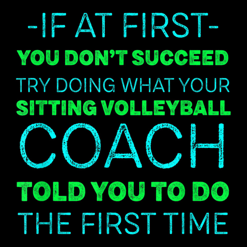 Try Doing What Your Sitting Volleyball Coach Told You Youth Jogger | Artistshot