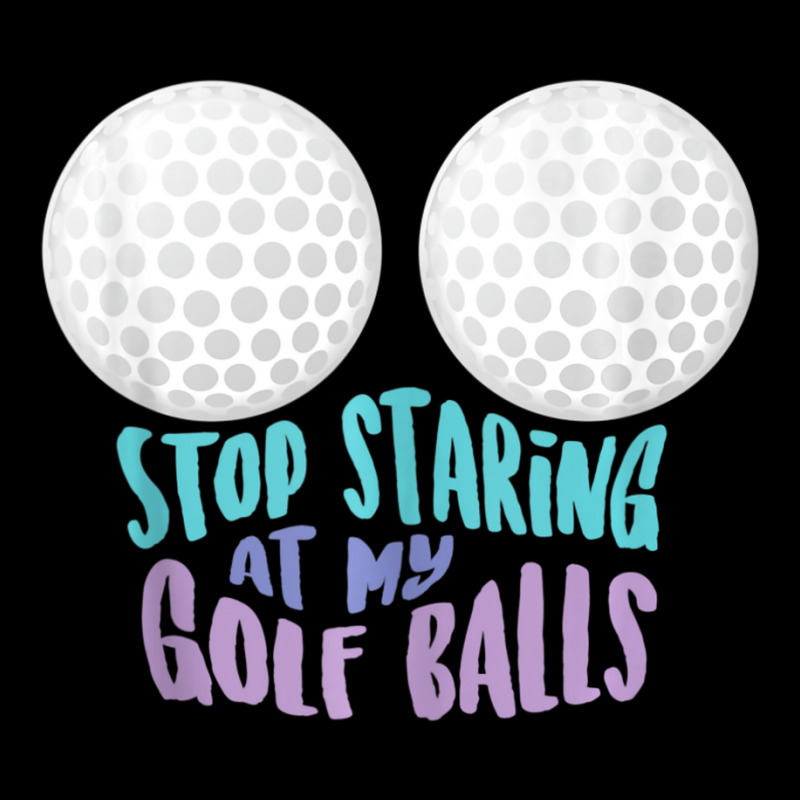 Stop Staring At My Golf Balls Cute Golfing Joke Adjustable Cap by cm-arts | Artistshot