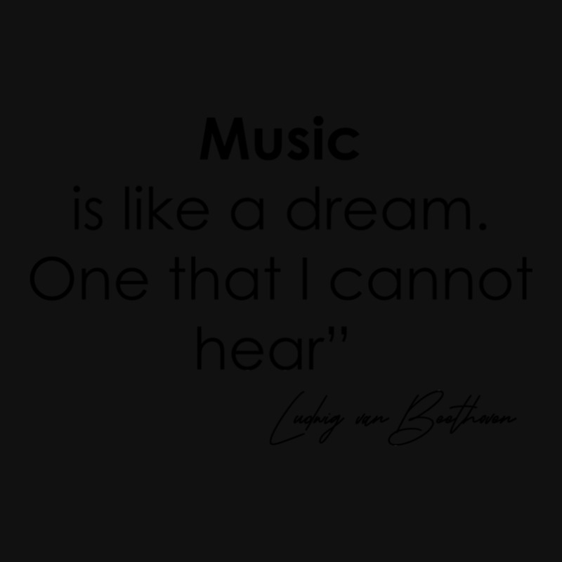 Ludwig Van Beethoven Quote « music Is Like A Dream . One That I Cann Landscape Canvas Print | Artistshot