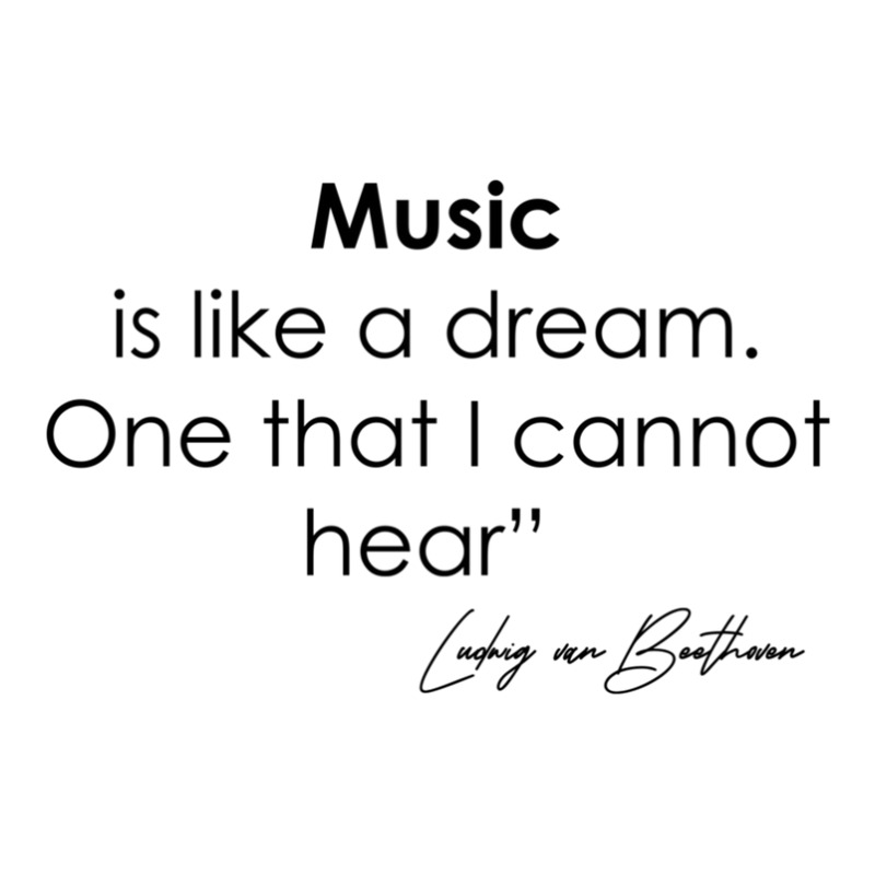 Ludwig Van Beethoven Quote « music Is Like A Dream . One That I Cann Sticker | Artistshot