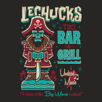 Monkey Island T-shirtlechucks Tiki Bar - Monkey Island - Retro Video G Ladies Fitted T-shirt | Artistshot