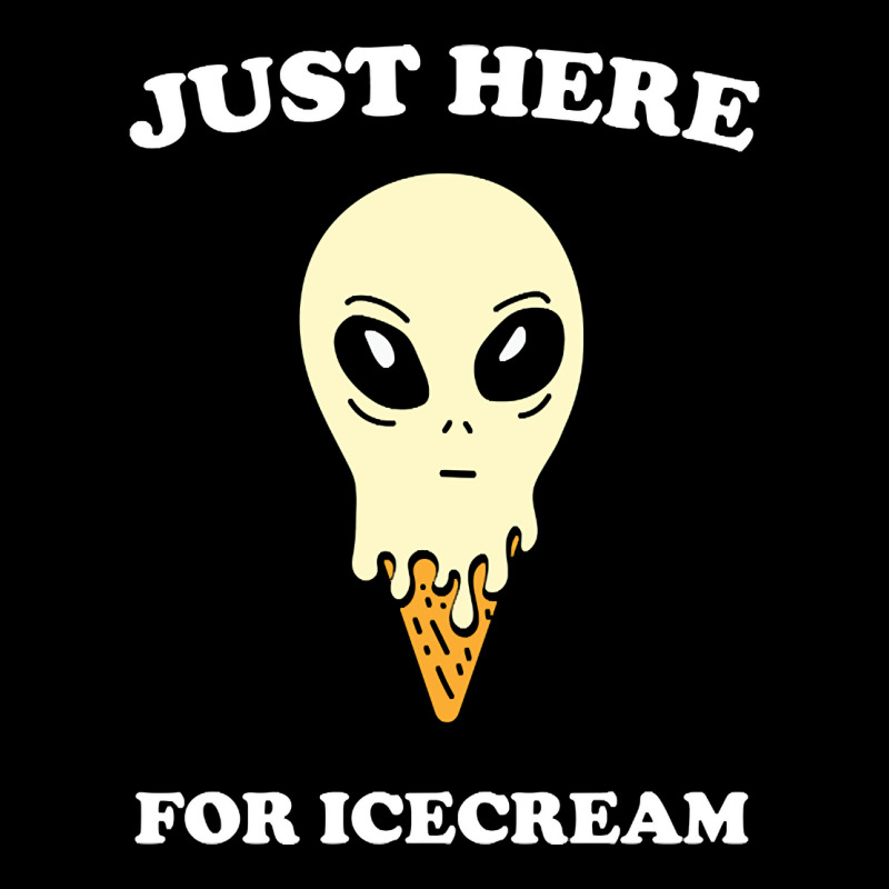 Just Here For Icecream Alien Funny Saying Giftidea Toddler Sweatshirt by Adcock Salmon | Artistshot