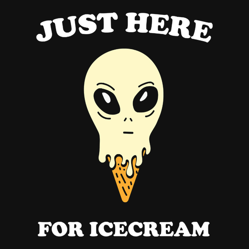 Just Here For Icecream Alien Funny Saying Giftidea Baby Beanies by Adcock Salmon | Artistshot