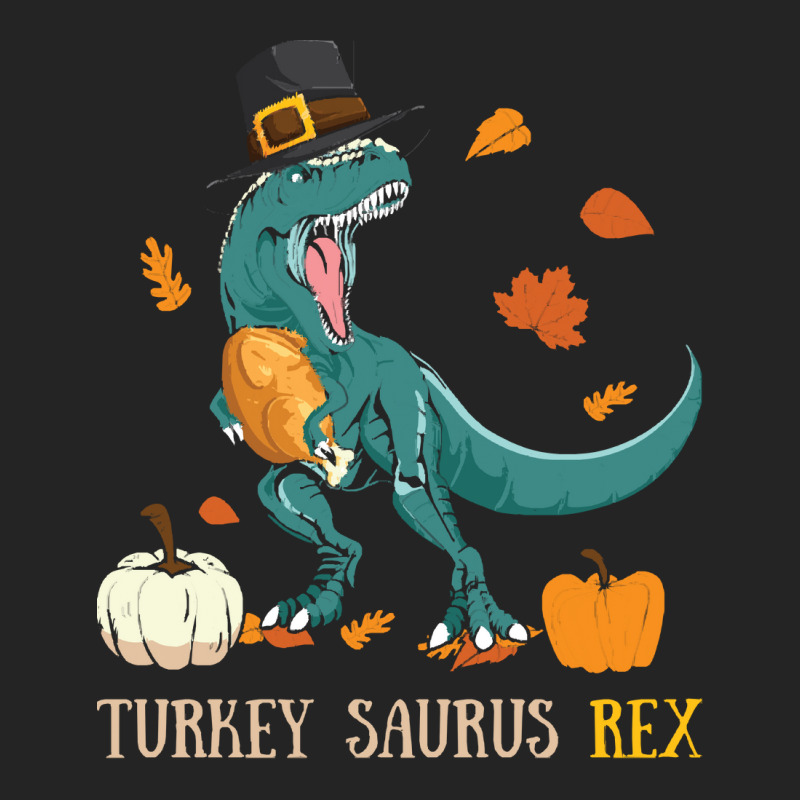 Thanksgiving Turkey Turkey- Saurus Rex 3/4 Sleeve Shirt | Artistshot