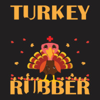 Thanksgiving Turkey Turkey Scrubs Rubber Gloves T-shirt | Artistshot