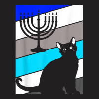 Cat Menorah Hanukkah Cute Kitten Chanukah Jewish Holiday T Shirt T-shirt | Artistshot