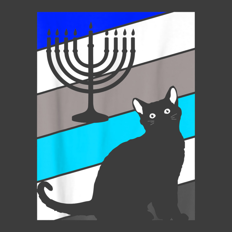 Cat Menorah Hanukkah Cute Kitten Chanukah Jewish Holiday T Shirt Men's Polo Shirt | Artistshot