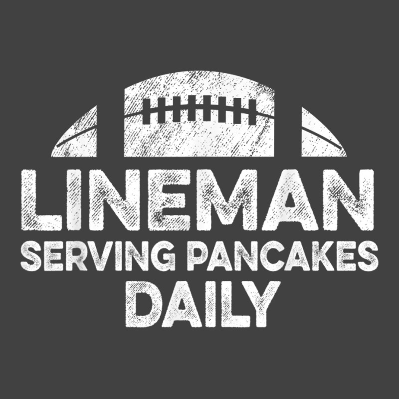 Mens Lineman Serving Pancakes Daily Football Offensive Lineman Vintage T-shirt | Artistshot