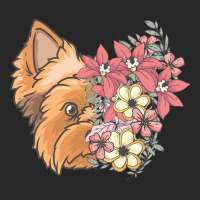 Yorkie T  Shirt Yorkshire Terrier With Flowers T  Shirt Women's Pajamas Set | Artistshot