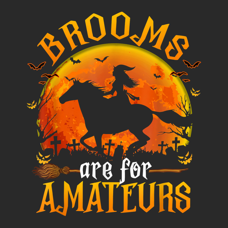 Horses Witch Halloween Funny Brooms Are For Amateurs T Shirt Toddler T-shirt by cm-arts | Artistshot