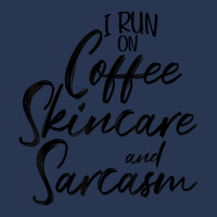 I Run On Coffee Skincare And Sarcasm Esthetician T Shirt Ladies Denim Jacket | Artistshot