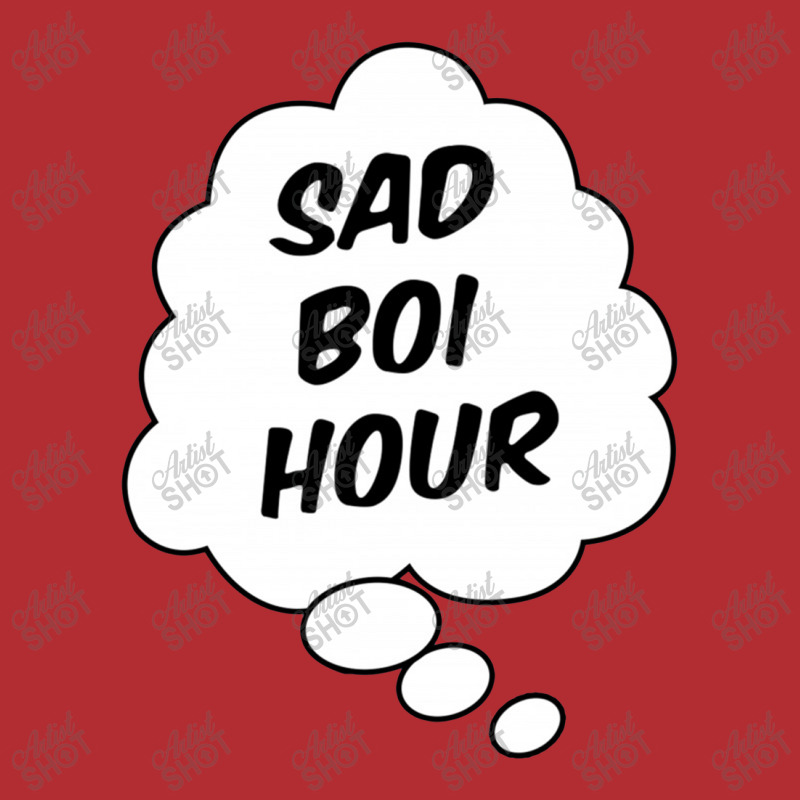 Sad Boi Hour Front Ladies Fitted T-Shirt by sudarsoy | Artistshot