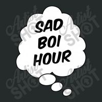 Sad Boi Hour Front Women's Triblend Scoop T-shirt | Artistshot