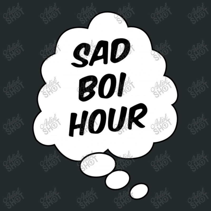 Sad Boi Hour Front Women's Triblend Scoop T-shirt by sudarsoy | Artistshot