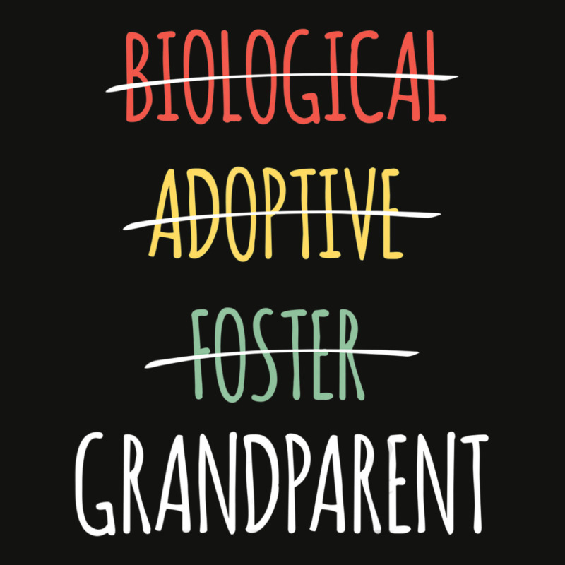 Biological Adoptive Foster Grandparent Scorecard Crop Tee by cm-arts | Artistshot