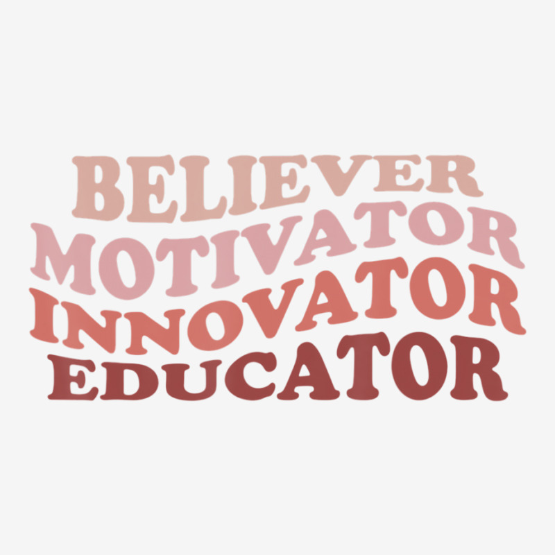 Believer Motivator Innovator Educator Retro Teacher Life Iphone 13 Pro Case | Artistshot